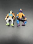 Vintage TMNT Action Figure Lot 1988 Shredder & 1989 Casey Jones Playmates