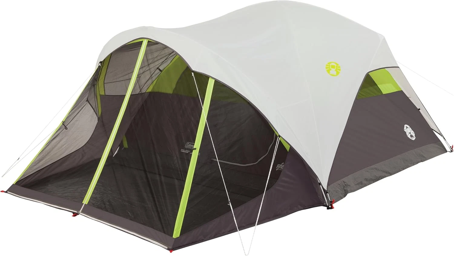 Steel Creek 6-Person Weatherproof Tent with Screened Porch & Quick Setup