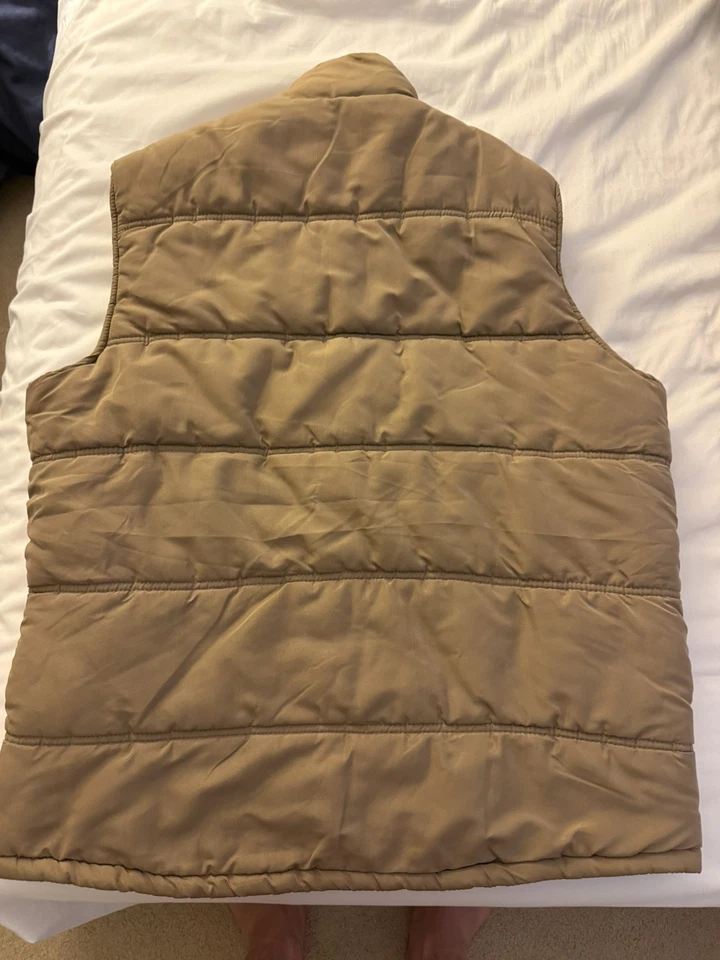Field & Stream Men's Size XL Brown Zip-Up Puffer Vest | Winter Vest - Image 2 of 4