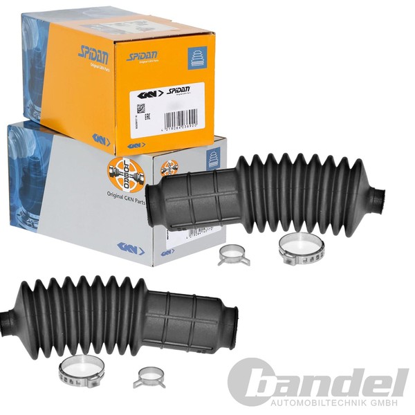 2X Spidan Faltenbalg Lenkmanschette Passend FüR Fiat 126 127 128 Duna Fiorino-image