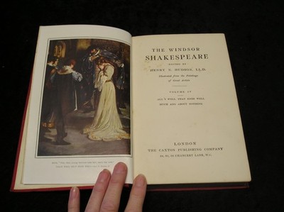 The Windsor Shakespeare Vol IV All's Well That ends Well; Much ado About Nothing