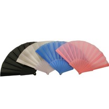 Asian Home Assortment of one Dozen 12 Oriental Feng Shui Hand Fan- Plain Color