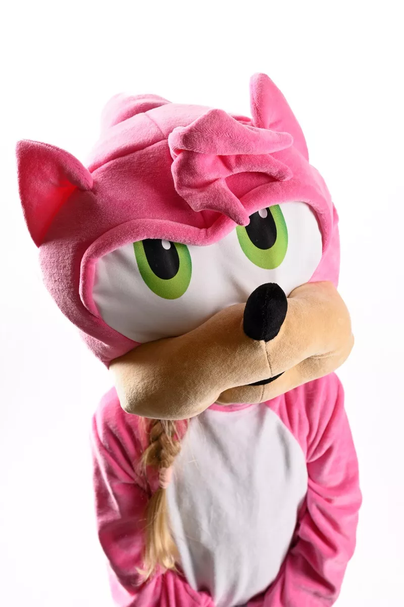 Amy Rose Sonic Pink Kid's Child Birthday Party Halloween Costume 3-12 years