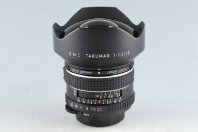 Asahi Pentax SMC Takumar 15mm F/3.5 Lens for M42 Mount Asahi Pentax SMC Takumar 15mm F/3.5 Lens for M42 Mount