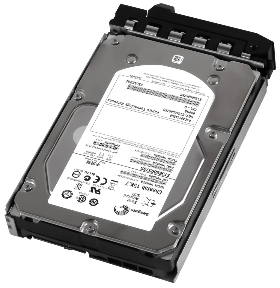 Hard Drive Fujitsu A3C40114568 ST3600057SS 600GB SAS-2 15000RPM 16MB 3.5" Inch - Image 2 of 3