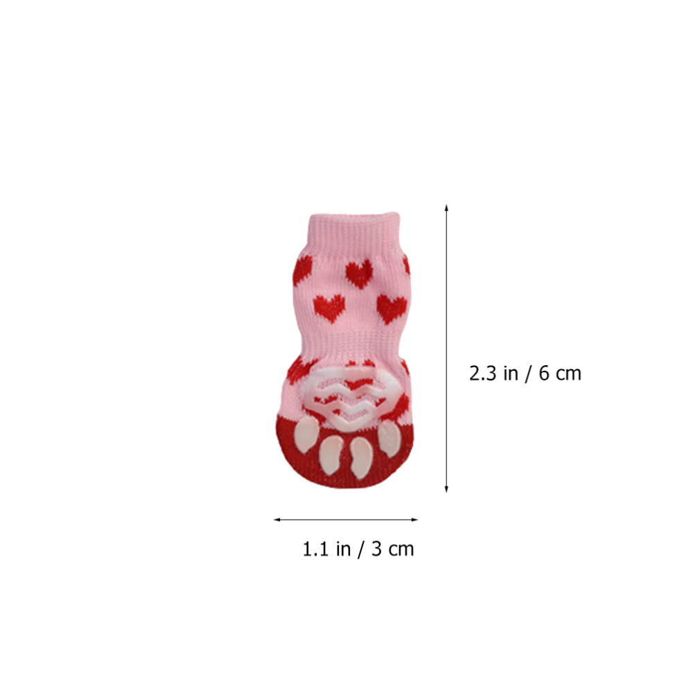 SAOLA Protezione zampe cane suola in gomma cane calze da interno protezione zampe animali domestici
