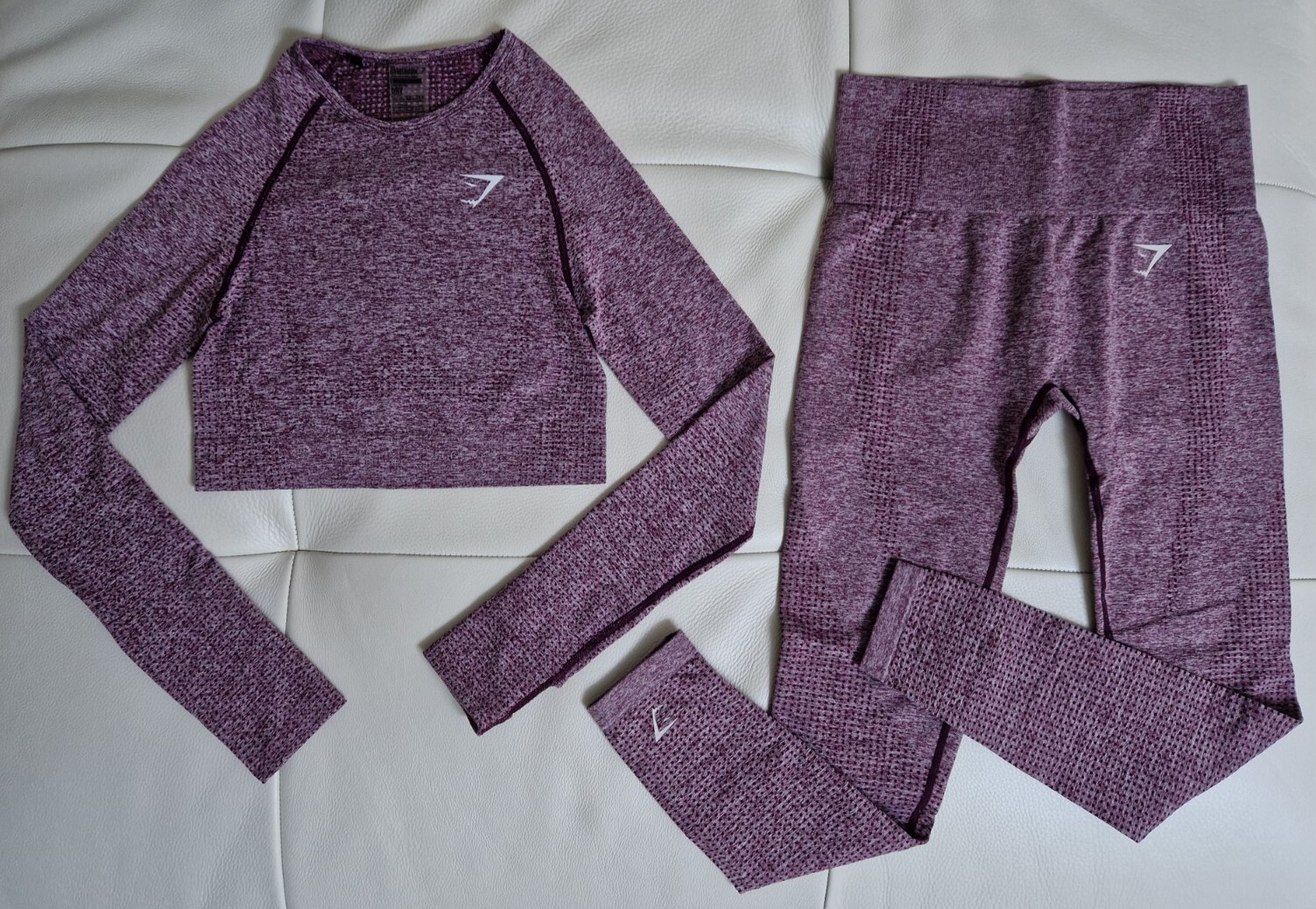 Women's GYMSHARK Vital Seamless Leggings and Cropped Top Matching