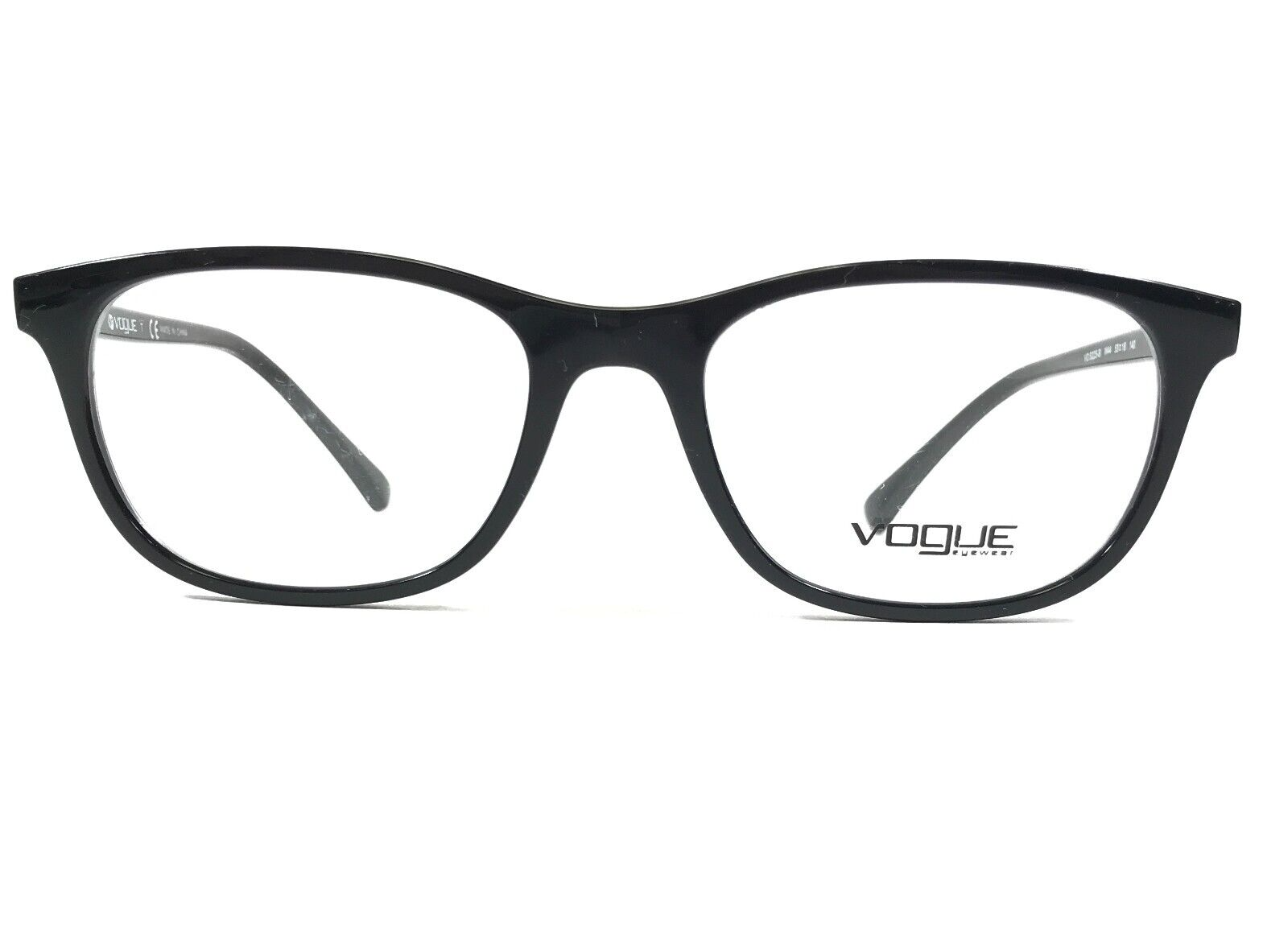 Vogue Eyeglasses Frames VO5225-B W44 Black Square Full Rim 53-18-140