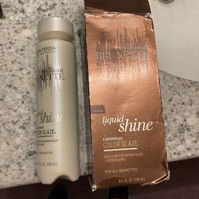 JOHN FRIEDA Brilliant Brunette Liquid Shine Clear Glaze Hair Color - 6.5 oz