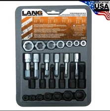 New 🔥 Lang Tools 26pc Rethreader Tap & Die Set. Item 2581 Made in USA 🇺🇸
