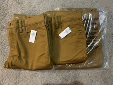 NWT Boys Old Navy Size 14 Plus Slim Built-In Flex Lot Of 2 Pants Khaki