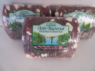 Raspberry Soap Set of 3 Bars