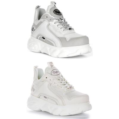 Buffalo CLD Chai Vegan Mesh Platform Womens Sneakers In White US 6 - 10