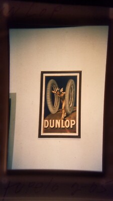 5503 Vintage 35MM DIA Foto DUNLOP SIGN TUPELO 2-05