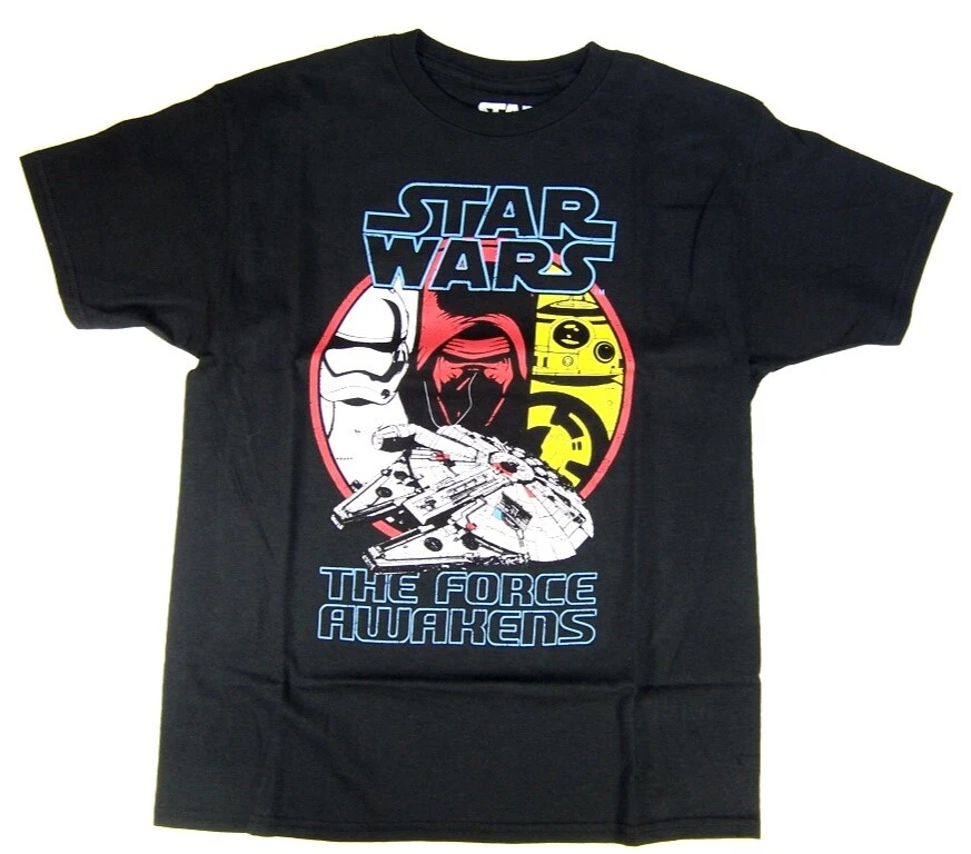 Star Wars Boy's Short Sleeve T-Shirts NWT Blue, Black SIze  4  5/6  7  or  14/16 - Image 4 of 4