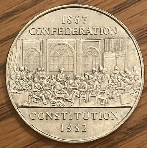 1982 CONFEDERATION Canada $1 one dollar coin **75% off combined shipping**