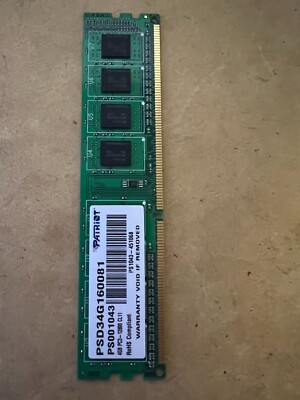 Patriot Signature 4GB DDR3 PC3-12800 (1600MHz) CL11 DIMM Memory