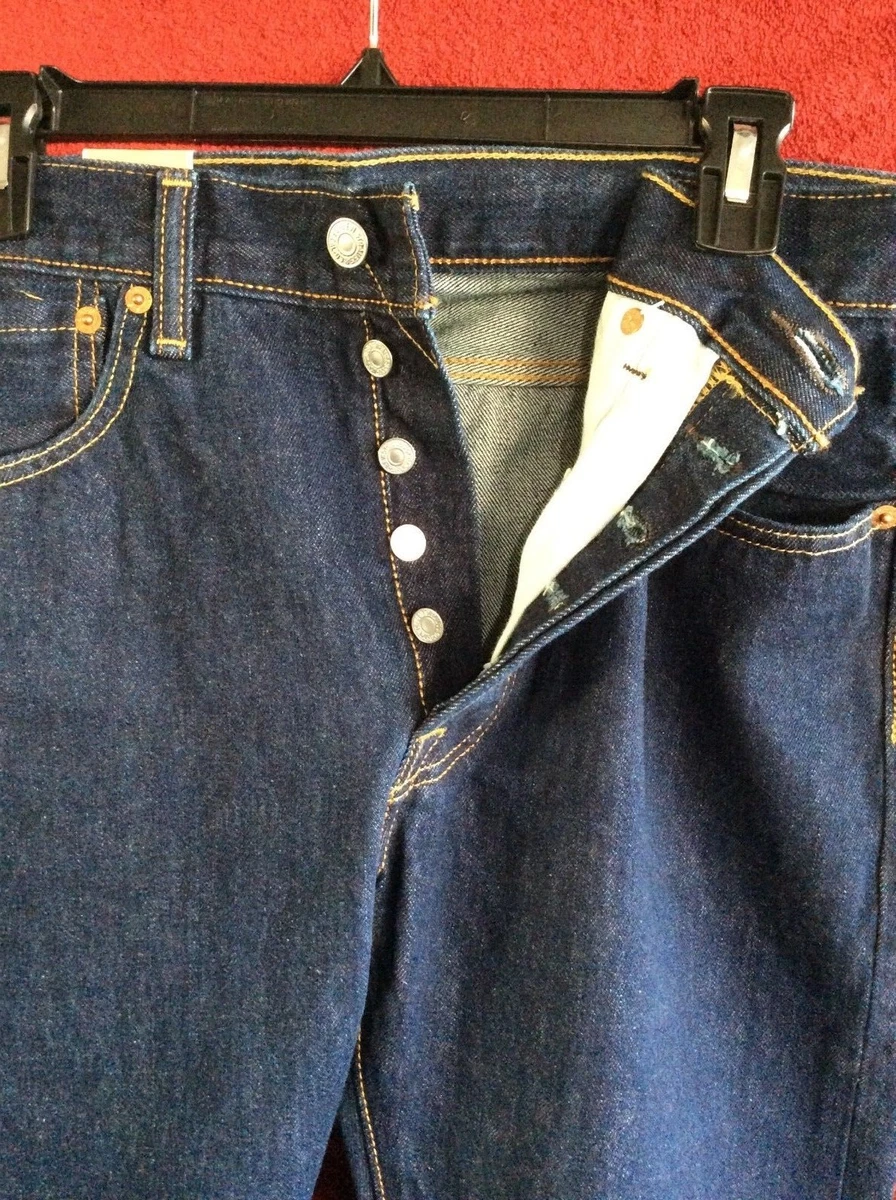 Levis 501 sale rinsed indigo