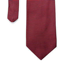 Brooks Brothers Red Navy Stripe Men’s Necktie 3.75”x 56” All Silk Made In USA