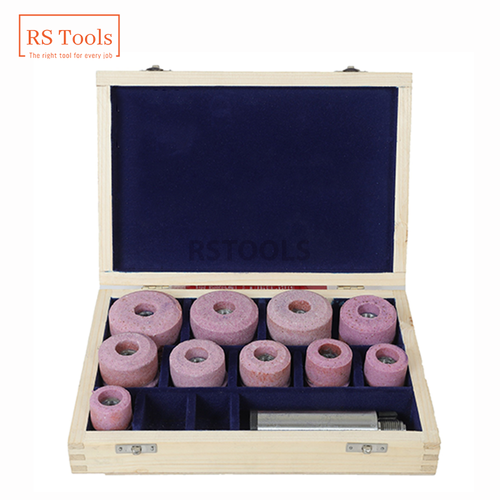 New Black And Decker Valve Seat Grinding Stones Set Of 20 Pcs with Holder 9/16" - Foto 8 di 20