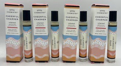4PK Cheerful Charmer By Good Chemistry ~ ROLLERBALL ~ .25 FL OZ EACH ~ NEW