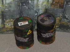 1/18 Scale  2 Trioxin Barrels w/ Zombie Face Diorama,  Return of the Living Dead