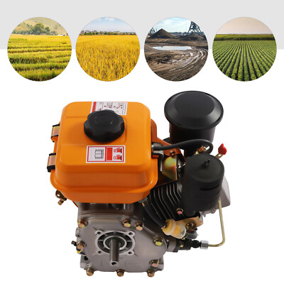 4-Stroke Diesel Engine Single Cylinder Air-cooling Manual Start Small Motor New