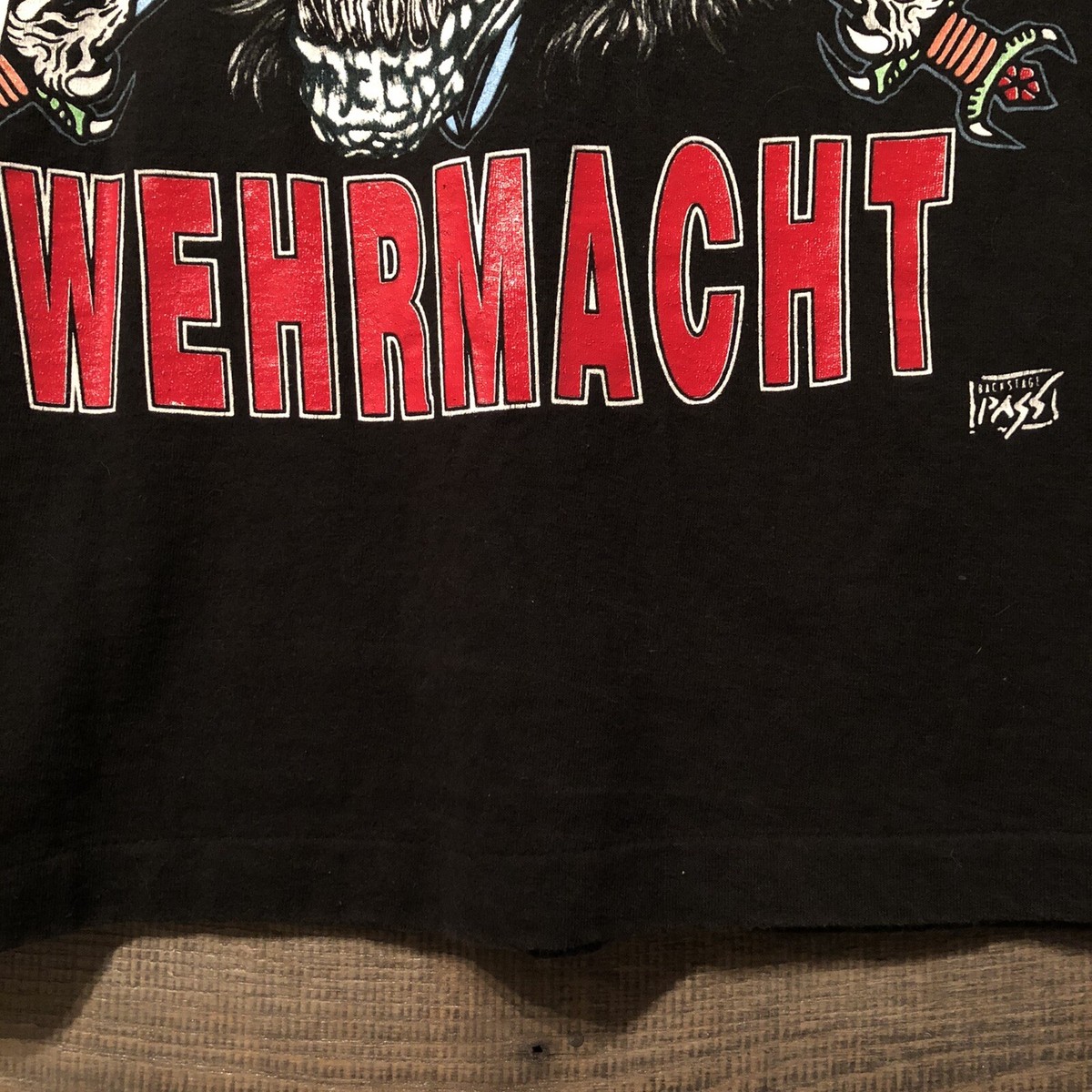 Vintage Slayer Slaytanic Wehrmacht Shirt XL World Sacrifice Tour