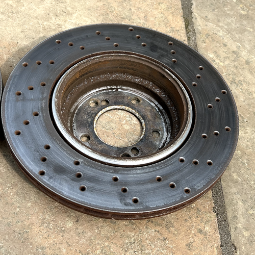 BMW E90 E92 E93 M3 Rear Brake Discs Genuine - Picture 7 of 10