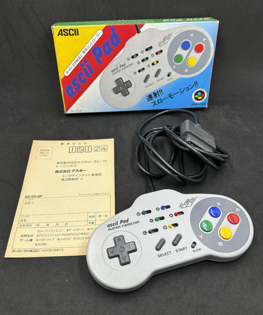 Snes Ascii Pad Boxed Super Famicom Nintendo SNES Ascii Pad