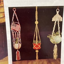 Vintage 1975 To Knot or Not to Knot 15 Macrame Patterns 23 pgs Kitchen Spoon