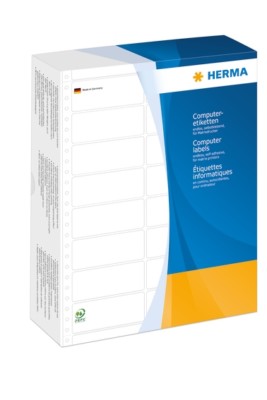 HERMA 8269 Computeretiketten 210,82x150,0 mm 1-bahnig weiß perforiert Papier mat