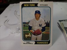 2001 Topps Archives #359 - Sam McDowell - New York Yankees '74   01-001