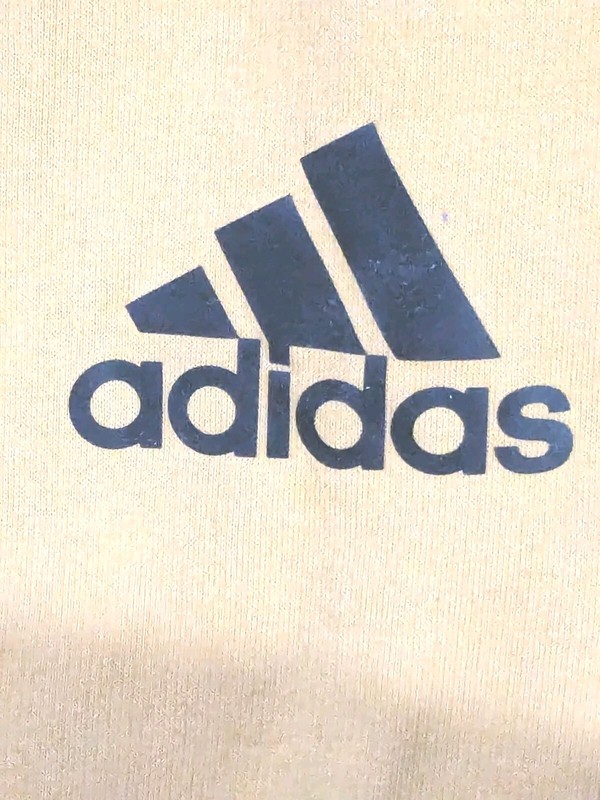 Adidas Blue & Yellow Zip Sweatshirt (XL)