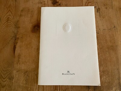 Cardboard folder BLANCPAIN Carpeta de Cartón - 30´5 x 22 cm