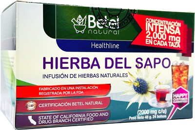 Premium Hierba del Sapo (Mexican Thistle) Tea by Betel Natural - Healthy Detox