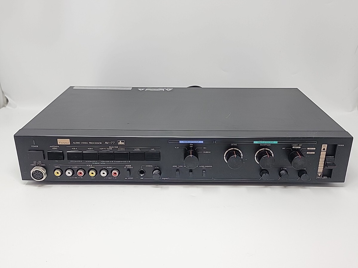 Sansui AV-77 DBX Audio Video Processor | eBay Sansui AV-77 DBX Audio Video Processor | eBay