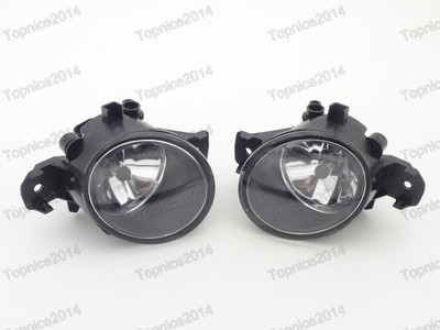 Pair Front Bumper Spot Fog Lights Lamps with Bulbs For Nissan Qashqai 2008-2014