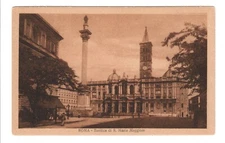 Rome, Italy-- Basilica di S. Maria Maggiore vintage postcard, unposted STA107