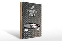 Holzschild Spruch 30X40 Cm Parken Vip Parking Only Holz Deko Schild