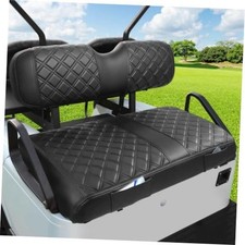 Golf Cart Front Seat Covers for EZGO TXT RXV Freedom Fit EZGO Front Seat Black