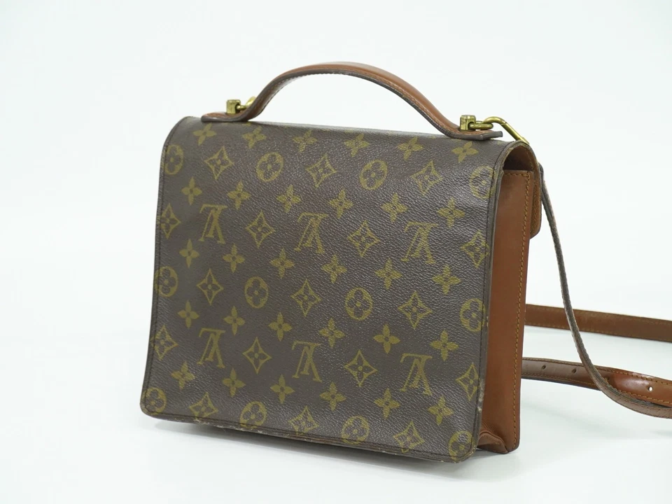 Bolso Louis Vuitton Monceau 26 M51187 Monograma Lona Asa Superior 2 Vías Marrón Foto 2 de 4
