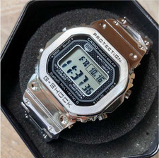 Casio G-Shock Silver Case Stainless Steel Band - (GMW-B5000D-1ER)