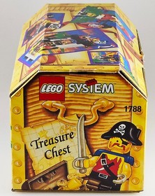  VINTAGE 1995 LEGO PIRATES TREASURE CHEST 1788 - PLEASE READ DESCRIPTION