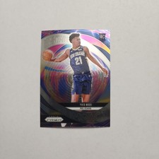 Yves Missi Rookie Card Instant Impact 2024-25 Panini Prizm #6 Pelicans