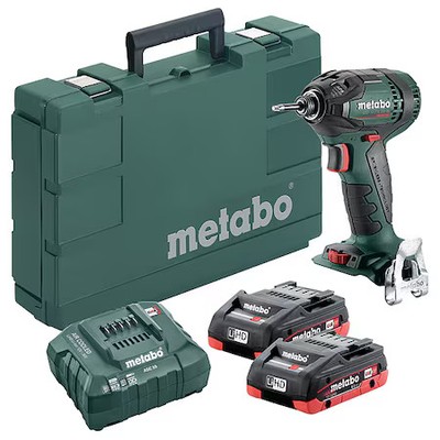 Metabo Ssd 18 Ltx 200 Bl 3.5 18-Volt 1/4'' Cordless Impact Driver Kit
