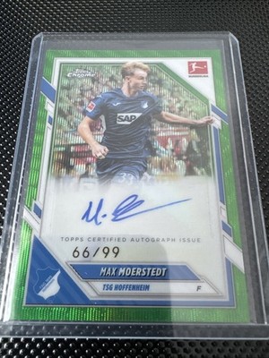 Topps Chrome Bundesliga 2025/26 Max Moerstedt Autograph /99 Green Parallel