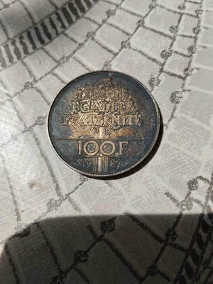 100 Francs Argent La Fayette 1987 - Photo 1/2