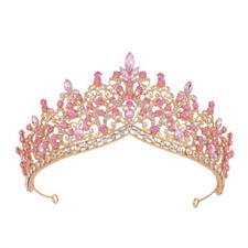 Wedding Crystal Tiaras and Crowns for , Bride Royal Queen Headband Princess Q...