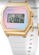 Ice-Watch Digital Armbanduhr Gold Achteckig W...